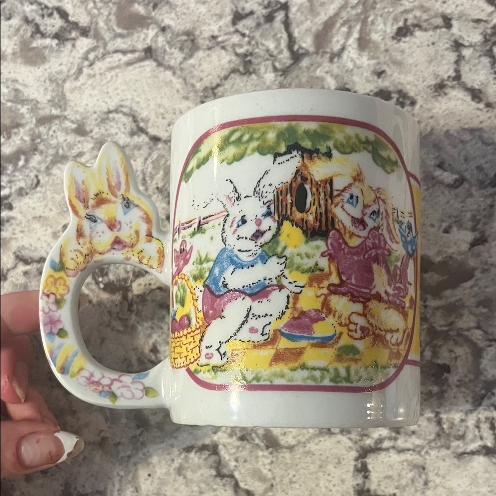 Vintage 80’s Wcl bunny mug